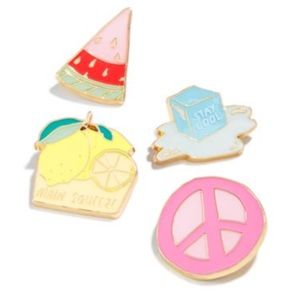 NWT🏷 Celebrate Shop 4-Pc. Cool Handbag Pin Set